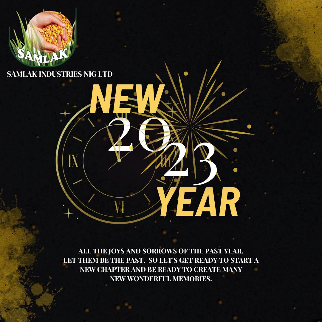 samlakseeds's tweet photo. Season greetings to you! We are glad you made it to the big 2023. We hope the year brings good fortune, lots of joy and bountiful harvest of all seed sown. Thank you for partnering with us in 2022, let's go again in 2023. HAPPY NEW YEAR!!! https://t.co/qiX5lIlgvo
