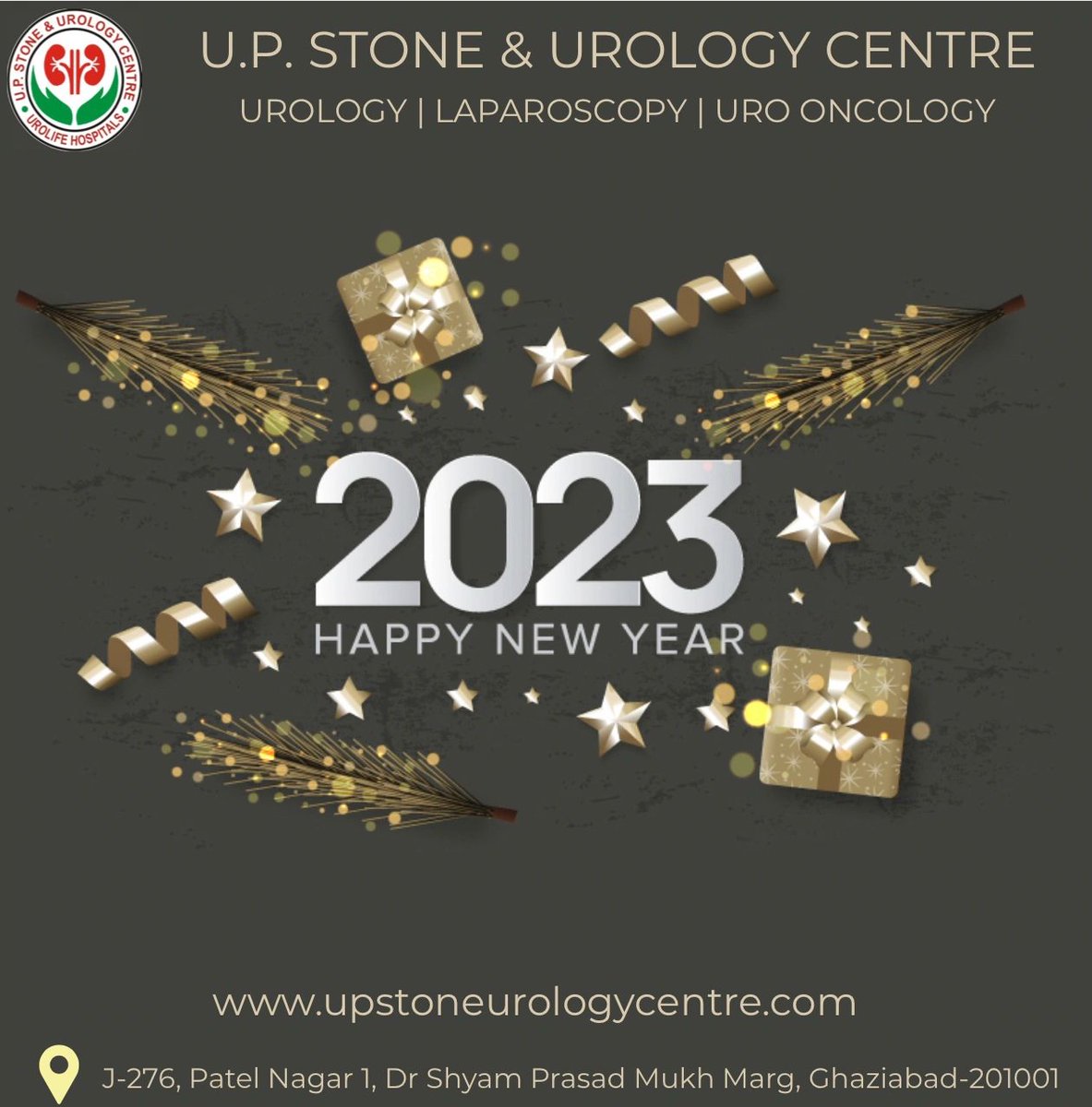 Happy New year
.
.
.

upstoneurologycentre.com

Contact us: +919870655708
#HappyNewYear2023 #celebration #upstoneurologycentre #ghaziabad #drsaurabhgaur #kidneystonetreatment#eswl