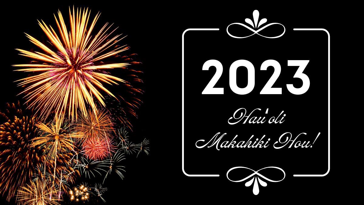 Hau’oli Makahiki Hou! Wishing everyone a happy, healthy, safe & prosperous new year! 🤙🏽