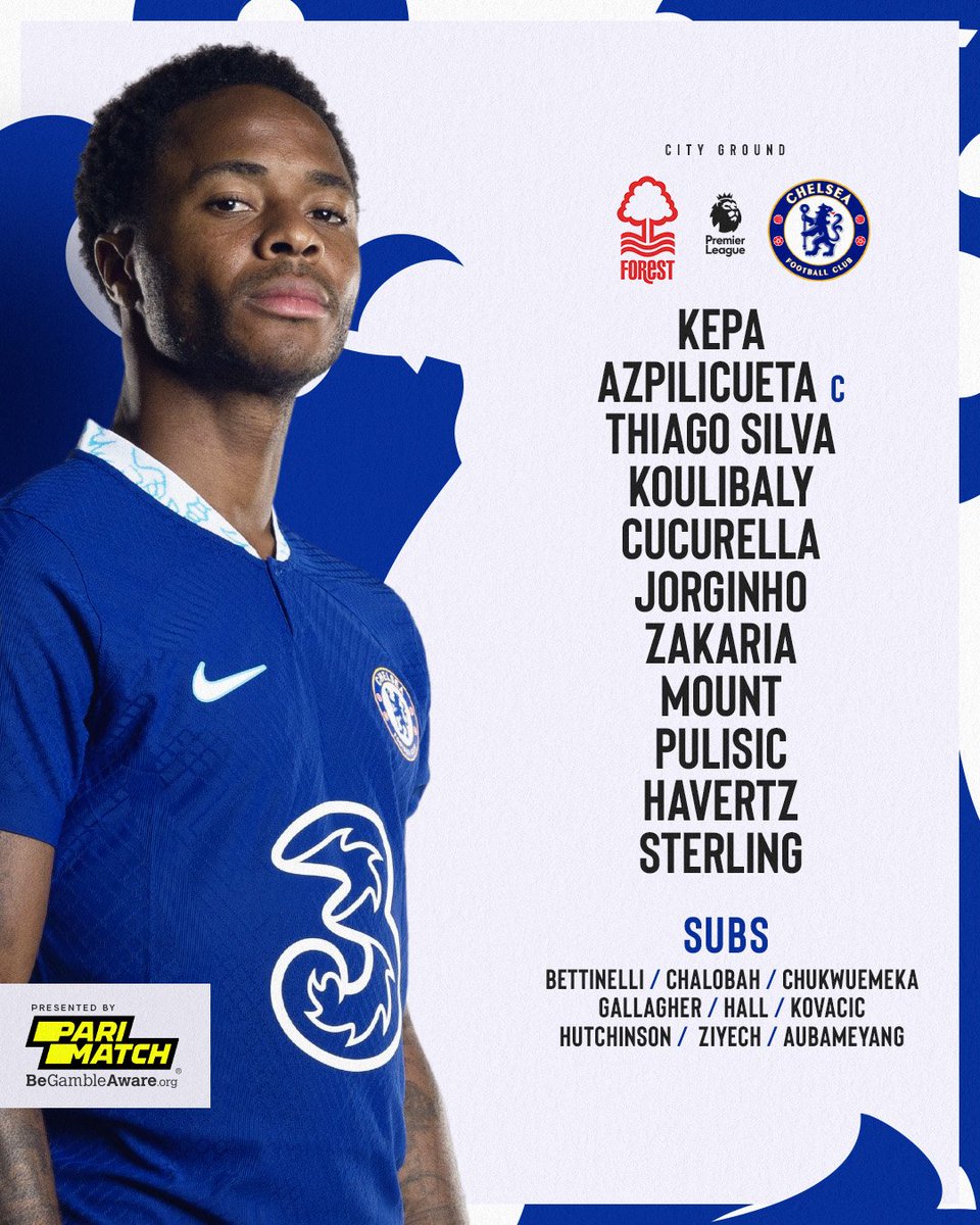 Chelsea line-up
