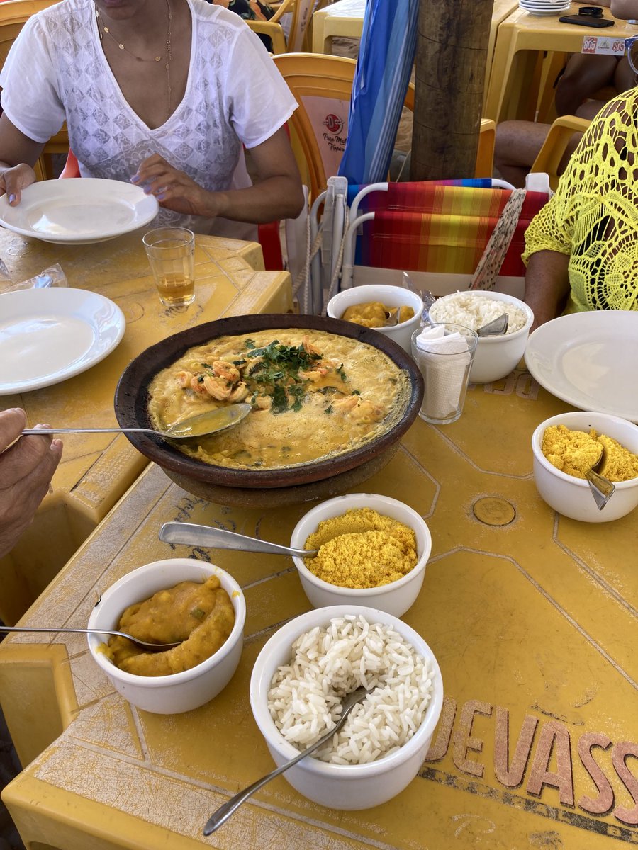 mmcquest's tweet photo. Moqueqa, lunch on the beach, Guarajuba, Bahia, Brazil https://t.co/J7qCzvwLGp