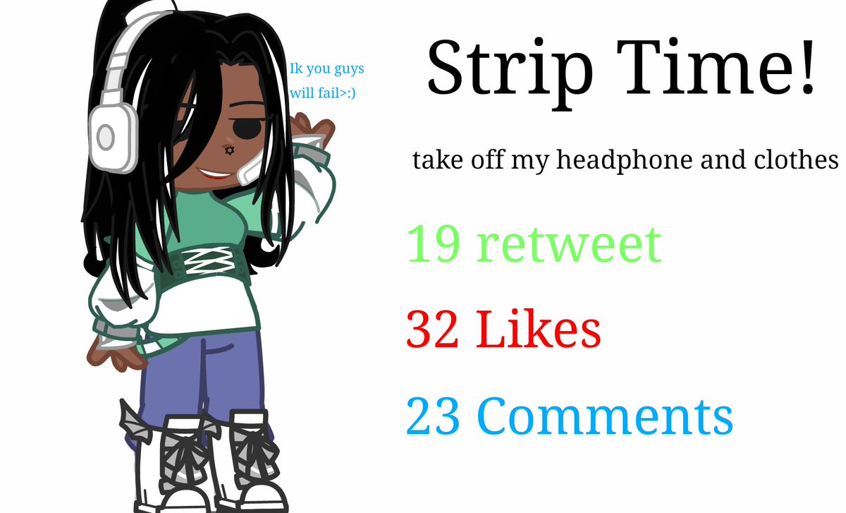 Felisha47428801's tweet photo. Who would say no to a strip time? Well not me  #HappyNewYear #stripchallenge #gachansfw #gachaheat https://t.co/ajPx7d3HeD