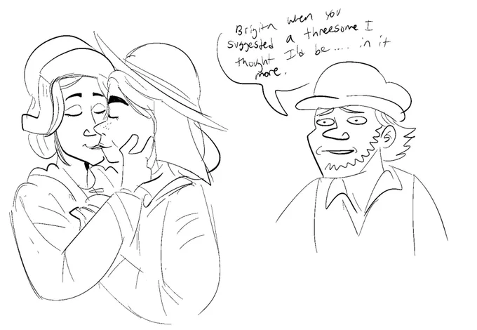 Spent new years making pentiment drawing requests. Dont worry about the prompts i was given 