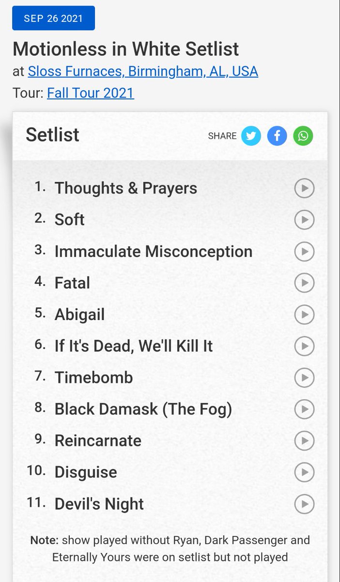 Lucid Evergreen X On Twitter Was Looking At Setlistfm And I Am So 