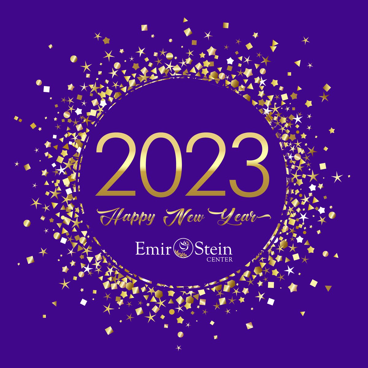 EmirSteinCenter's tweet photo. The Emir-Stein Center family wishes you a Happy New Year! May this year bring peace and prosperity to our troubled world.

#HappyNewYear #HappyNewYear2023 https://t.co/jjsEhKwqp2