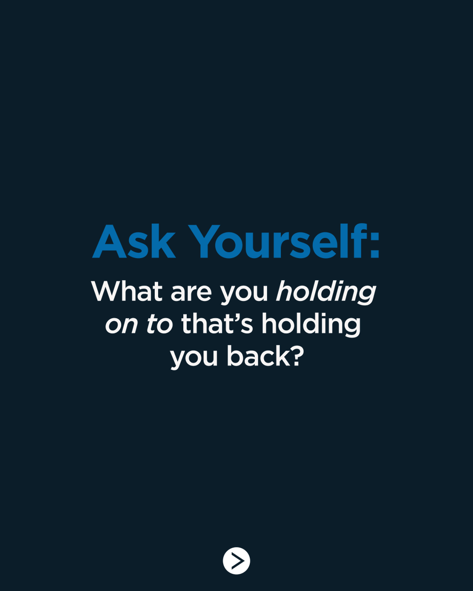 AndyStanley's tweet photo. Make this year better than last by letting go of what’s holding you back. https://t.co/WZAAXqD3q6