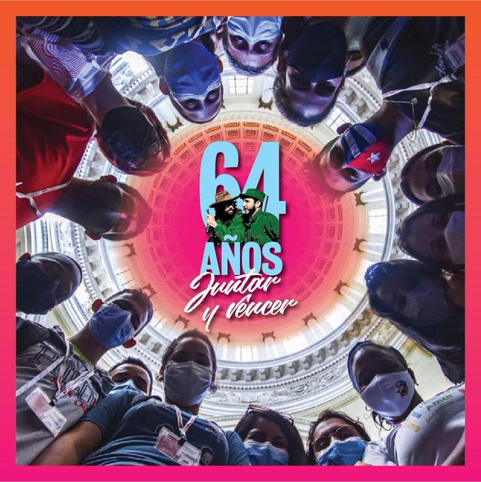 El 1 de enero de 1959 las fuerzas del Ejército Rebelde encabezadas por Fidel Castro ingresan victoriosas la ciudad de Santiago de Cuba marcando el triunfo de la Revolución Cubana.

#CubaPorLaVida
#Cuba
#JuntarYVencer #CubaCoopera #60AñosSalvandoVidas