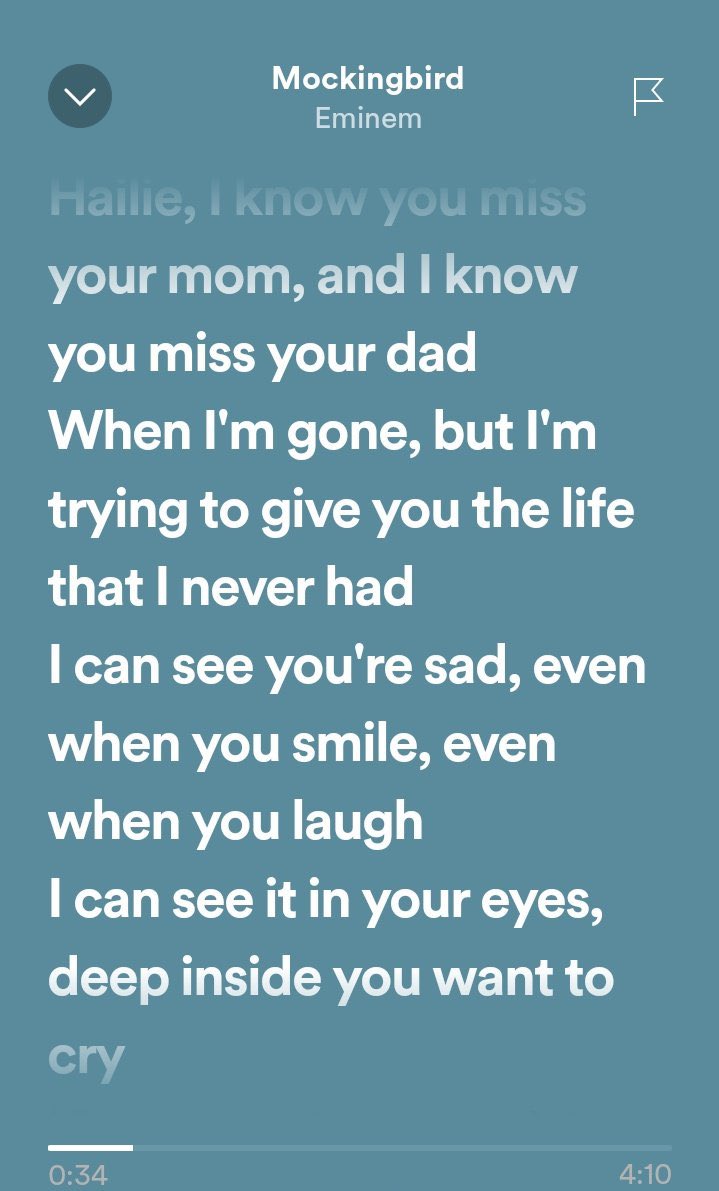 chainsawfics's tweet photo. au! Ada gak sih au Hayakawa Fam yang alur/vibenya kayak lagu Mockingbird by Eminem? Kalau ada rekomendasiin dong, lagi pengen baca yang angst😌 TIA! https://t.co/rA8USrhk7H