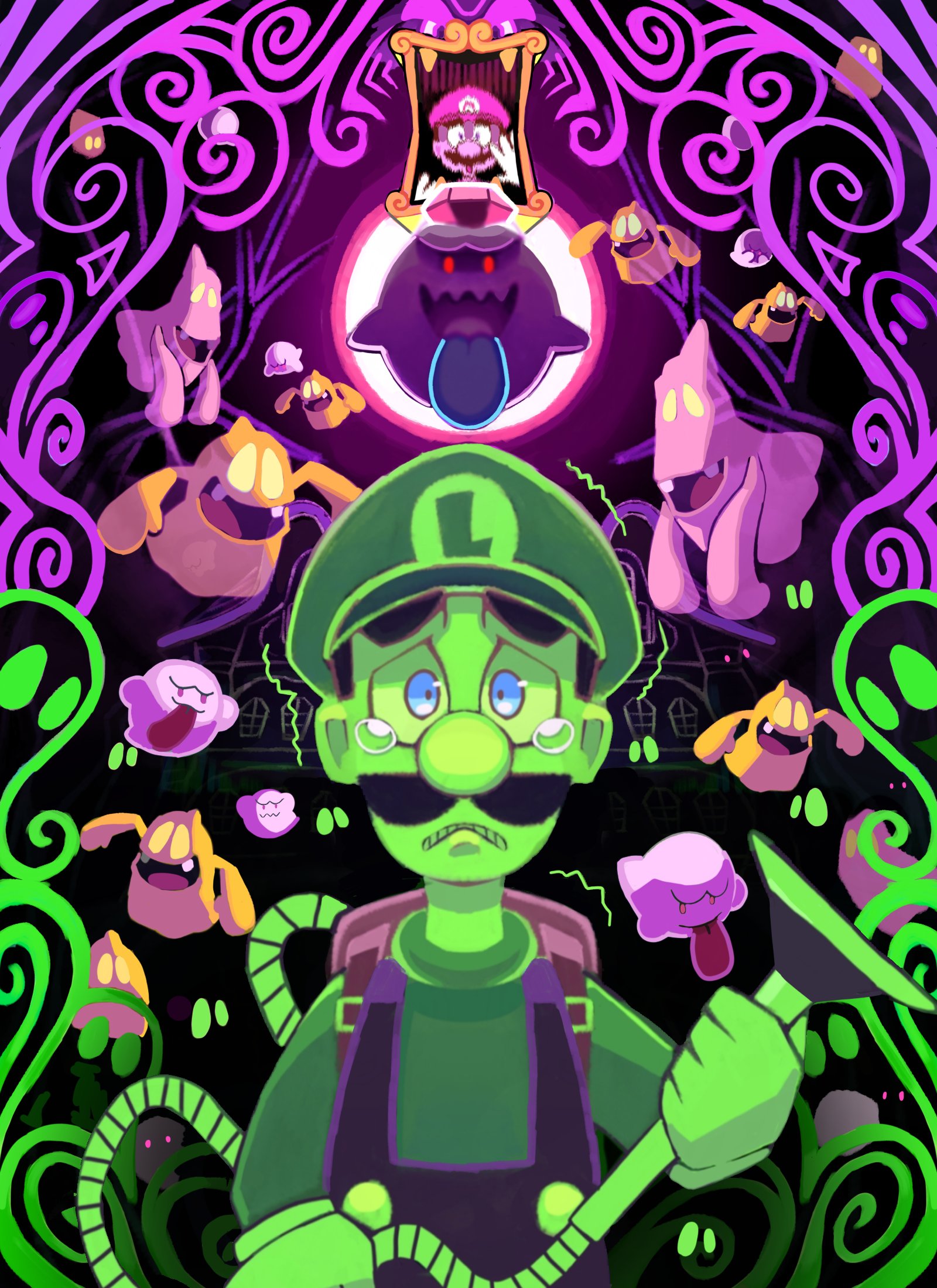 PaulDrawsArt 🎄 on X: "This year is the 10th anniversary of the Year of  Luigi https://t.co/nRLmYervnA" / X