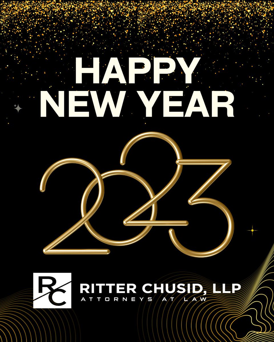 Happy New Year from Ritter Chusid, LLP! #NewYear #2023 #NYE #NewYearsDay