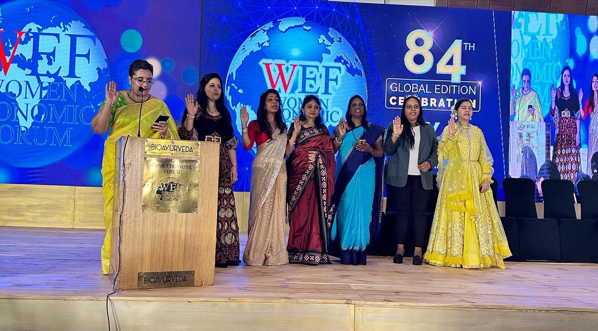 abirami1975's tweet photo. Seven Sisters! 
A thoughtful initiative by Dr. @harbeenarora

#WEF22 #G100 #womeneconomicforum #annualwomeneconomicforum2022 #womensupportingwomen  #womenempoweringwomen #GlobalConnection #bridgethegap #g20 #all #wicci #allindiachapterforexpansionandoutreach #abiramivivek https://t.co/i2TLIpfS3U