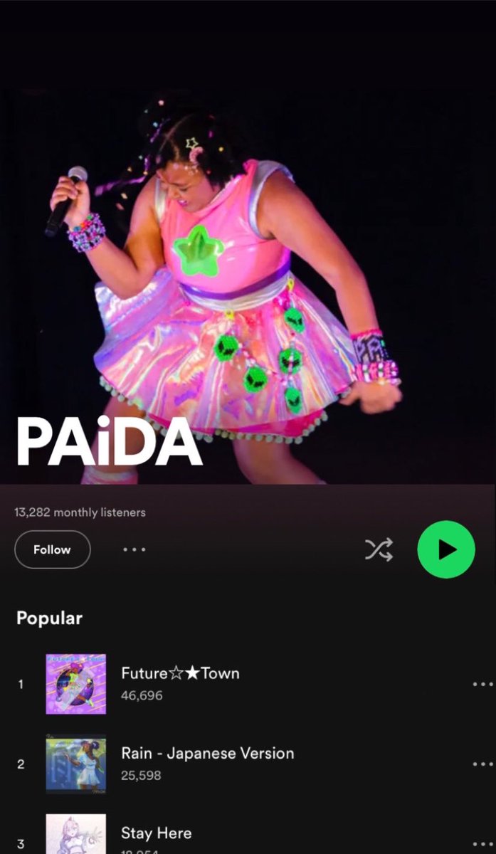 GingaGirlPaida's tweet photo. I’m PAiDA(pie-duh), Dystopian Pop idol, a byproduct of your world! I’m from Space City TX, but you may have seen me onstage across America, Japan, or even your little screen✨ My journey has only started, but whether it’s peaceful one… is up to you👽 https://t.co/iZItM2Sct5