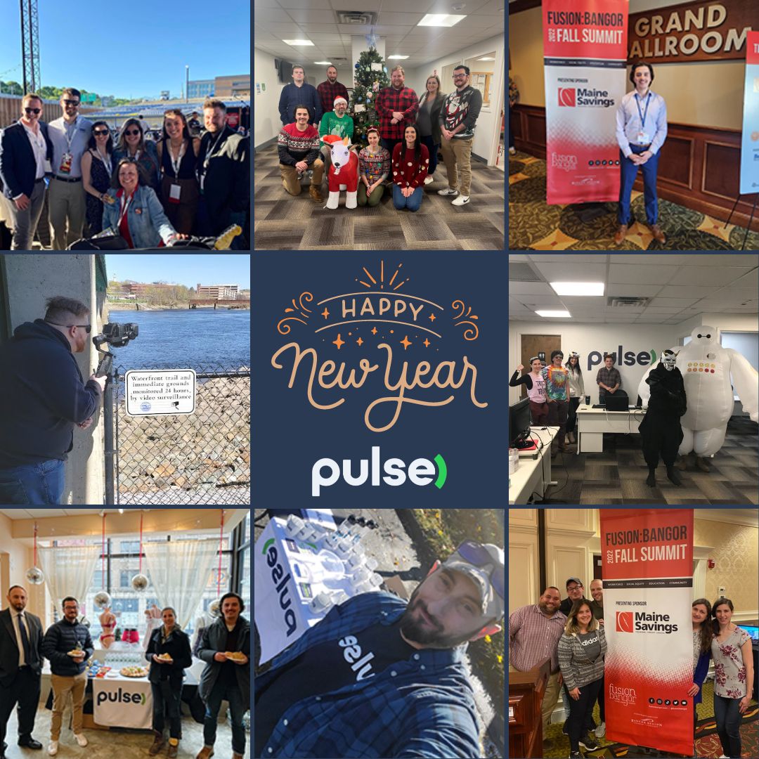 PulseMarketing's tweet photo. Happy New Year from the team at Pulse! We're ringing in the New Year with a collage of all the incredible things that Pulse accomplished over the past year. 🎆 

May next year be filled with growth and even more exciting opportunities! https://t.co/10uP4ddlHV