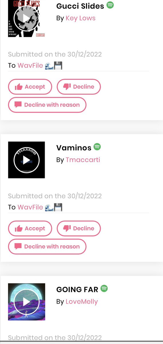 JusTheWav's tweet photo. Favorite this if your interested in the #WavFile or #FreeWav playlist I’ll send you the invite to add your song of your choice 🌊💾 https://t.co/rdbO0Xquy7