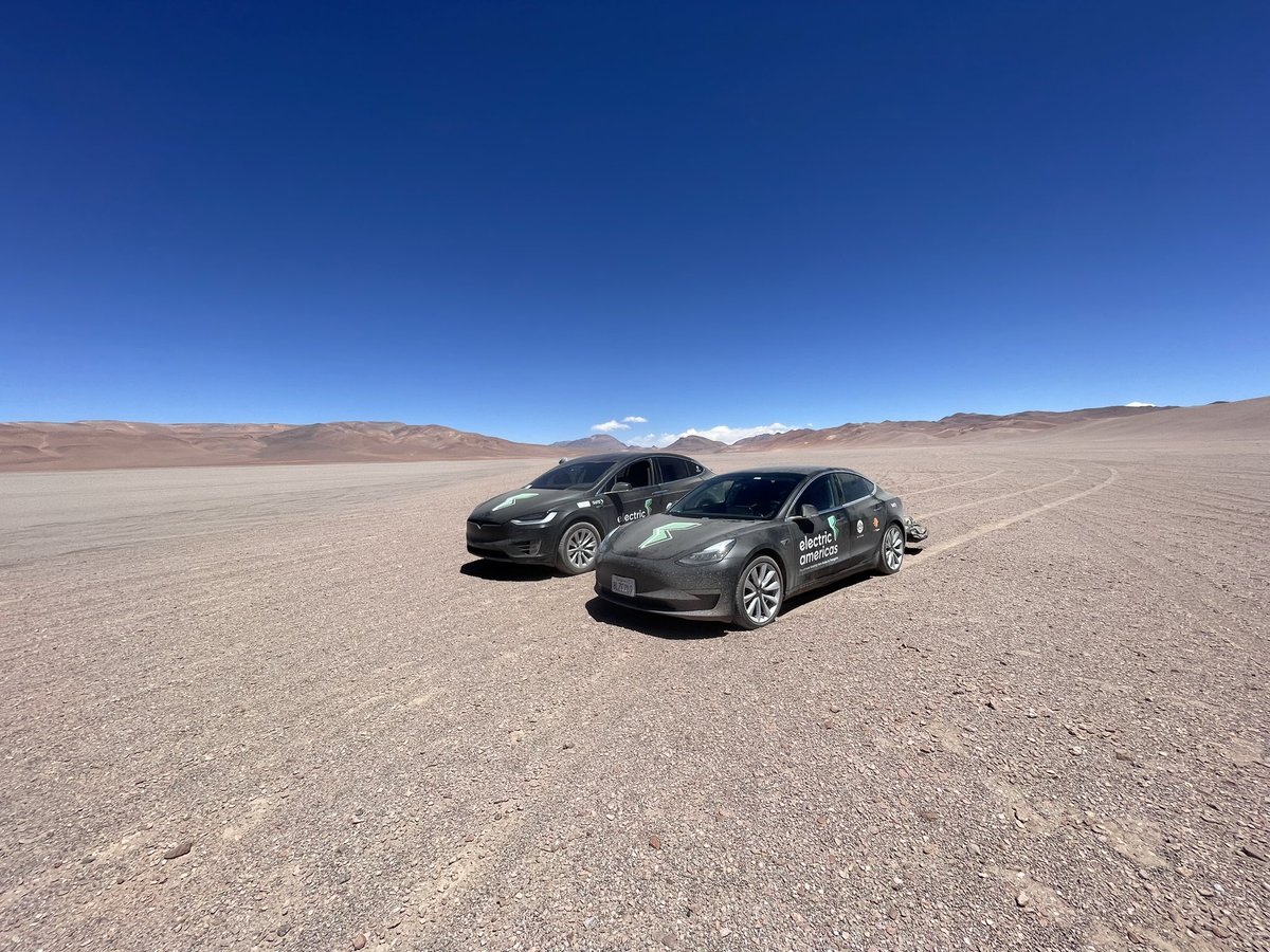Electr_Americas's tweet photo. @Tesla We drove two Teslas from Alaska to Patagonia, is that wild enough? Happy new year, from Ushuaia! https://t.co/MHx8qhMger