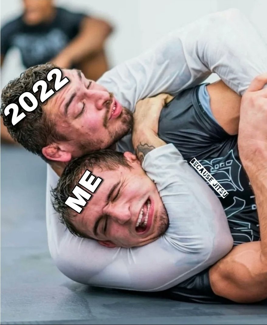 Because_jitsu's tweet image. 2023 &amp;gt; 2022
#BJJ #HappyNewYear