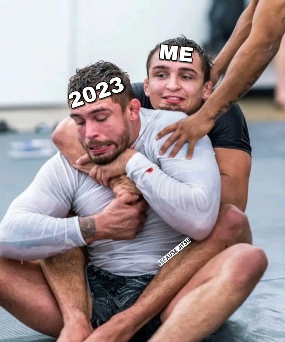 Because_jitsu's tweet image. 2023 &amp;gt; 2022
#BJJ #HappyNewYear
