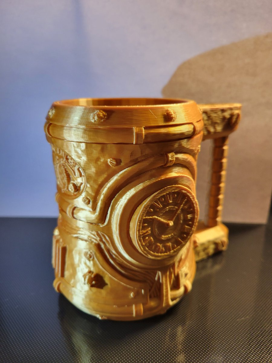 DualityDarkside's tweet photo. Hot Off The Bed. 3D printed Steampunk Mug. $35
https://t.co/ZK9hGggb1o

Starting today, the first 50 people to buy from my shop using the promo code 1ST50 will get 10% off their order!!!

#3Dprinting #3dprintinglife #EtsySeller
#steampunk https://t.co/8DrbrLNJvm