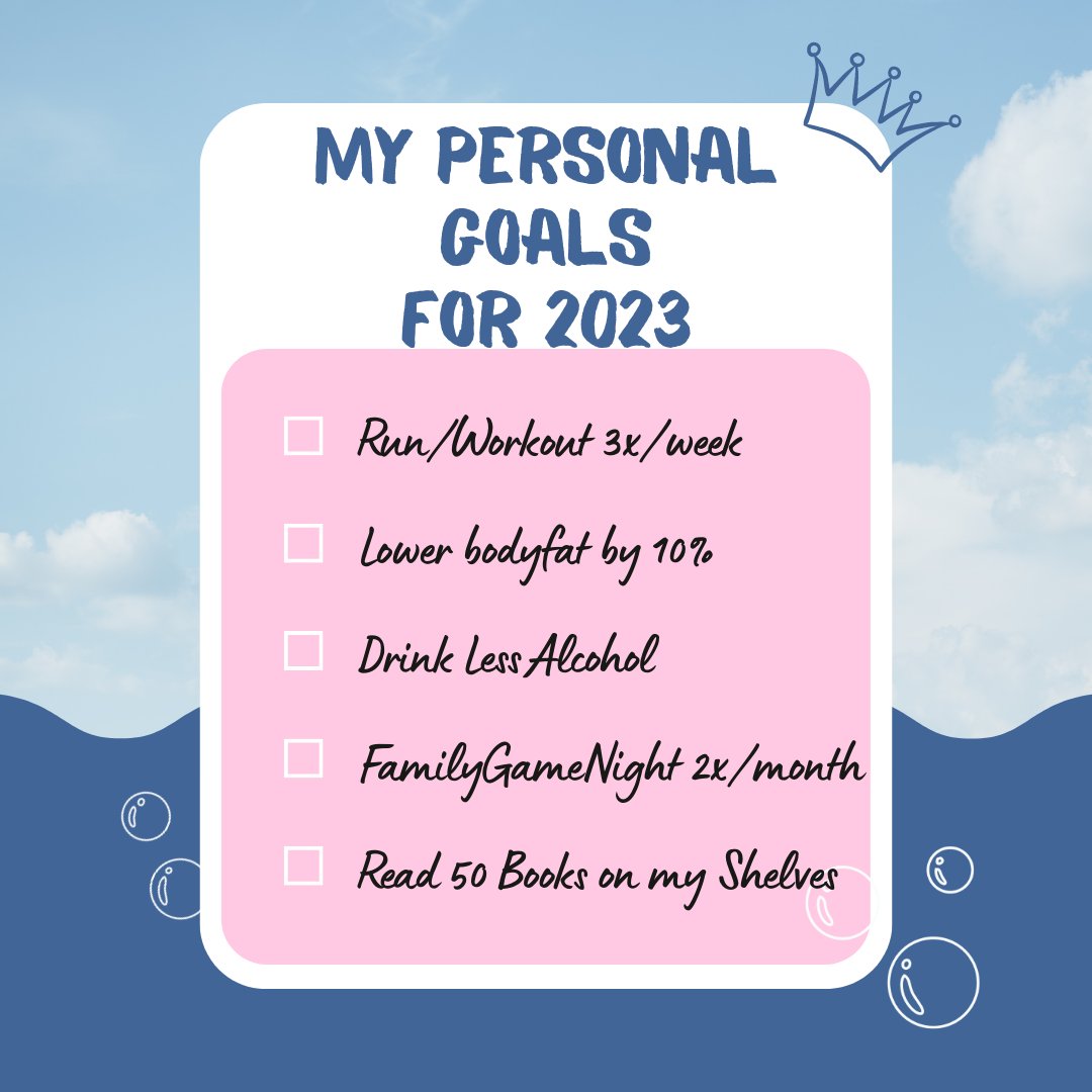 Here are my 2023 personal and business goals! What are some of your 2023 goals? Are any of yours the same or similar to mine? 

#2023 #2023Goals #Goals #NewYearBetterMe #SelfImprovement #BusinessImprovement #WeGotThis #TKI #TurboKitten