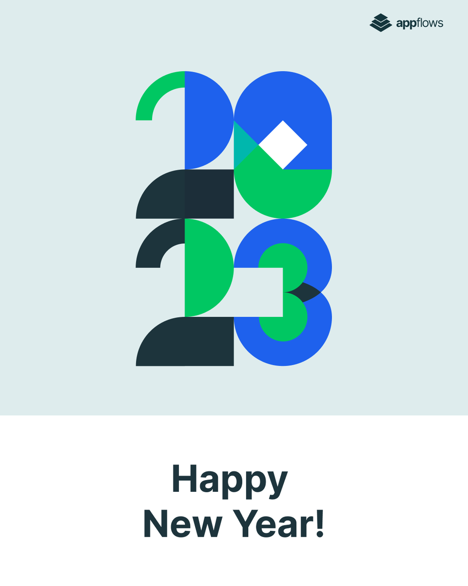 appflows_app's tweet photo. Team Appflows wishes you a happy New Year!🍾

#NewYears #EmailAutomations https://t.co/DX61dSNgQH
