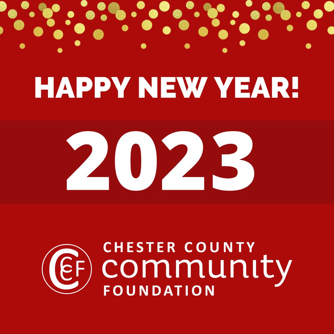 ChesCoCF's tweet image. Happy New Year! Wishing you happiness and good health in 2023. #chescocf #cccf