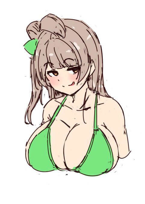 100日目
でっかいおっぱいのラフ 