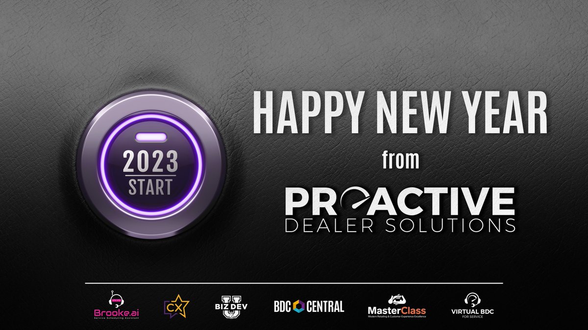 proactive_pds's tweet image. Happy New Year! 🎉  Here&apos;s to a healthy, successful, and prosperous 2023!

#ProactiveDealerSolutions #WeAreModernRetailing #HappyNewYear #ModernRetailing