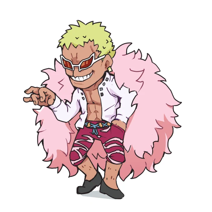 ドレスローザ編見終わった記念!田中秀幸さんの笑い方すげー良かった!(DONQUIXOTE DOFLAMINGO) 