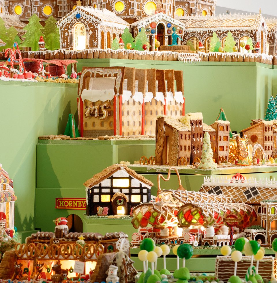 morphstructures's tweet photo. Just one more day to have the opportunity to see The Gingerbread City at The Museum of Architecture in London. See our ‘Cookie House Studios’ in the temperate zone! @MoA_News #Gingerbreadcity2022 #ClimateAction https://t.co/RkLrQOBZ0f