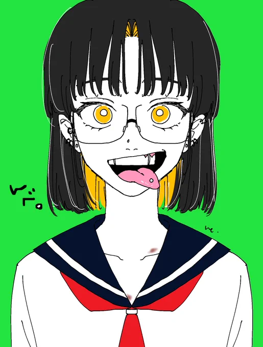 学校で真面目系してるヤンチャガール好き 