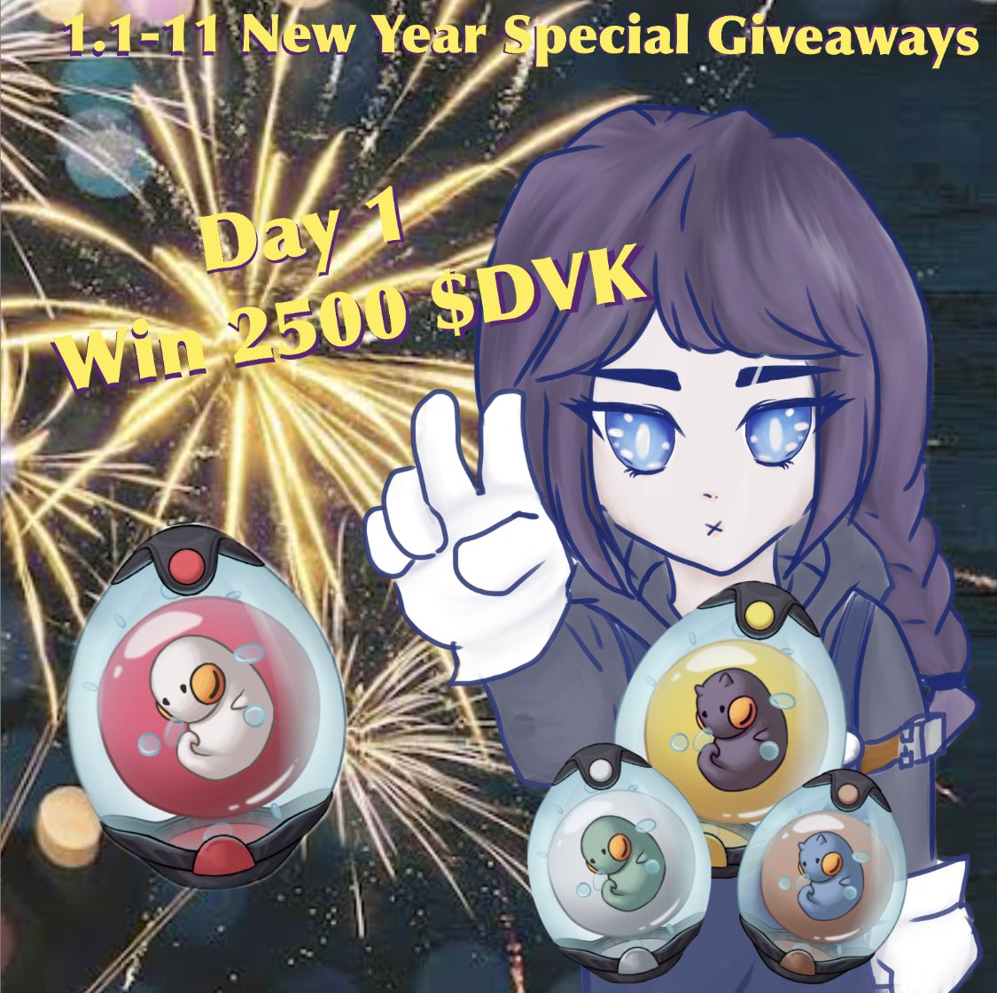 Subscribe to my #Youtube channel for more #Devikins updates:
📺➡️youtube.com/@FrosteriaFran…

✨Don’t forget to put your screenshot below! 😉 

Day 1 prize: 
1 winner of 2500 $DVK! 😈

Ends in 24 hours! 

Good luck! 

<a href="/devikins_game/">Devikins</a> <a href="/snsjr/">정창민</a> <a href="/ejdj080419/">NotReady PlayerTwo</a>