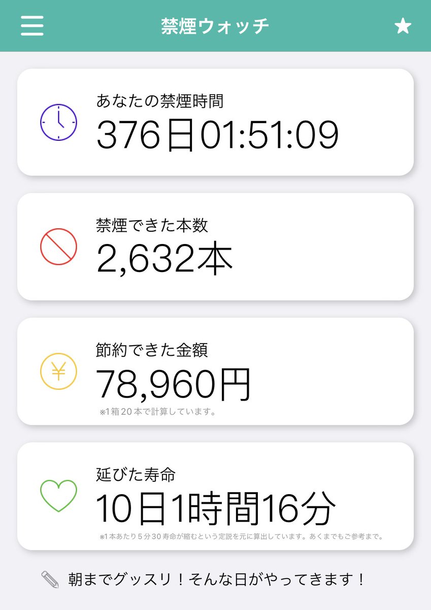 今年は完全禁煙やってみよかな