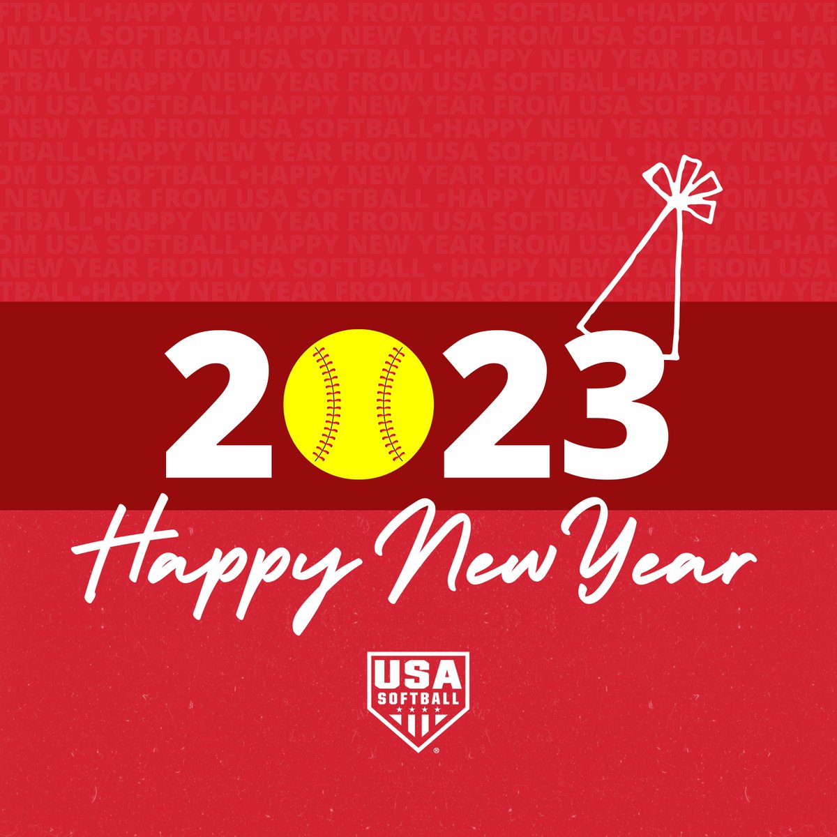 𝗛𝗮𝗽𝗽𝘆 𝗡𝗲𝘄 𝗬𝗲𝗮𝗿 𝗳𝗿𝗼𝗺 𝗨𝗦𝗔 𝗦𝗼𝗳𝘁𝗯𝗮𝗹𝗹! 🥳

We wish you a safe, healthy &amp; successful 2023 season - both on 𝙖𝙣𝙙 off the field.

#HappyNewYear2023 | #USASoftball