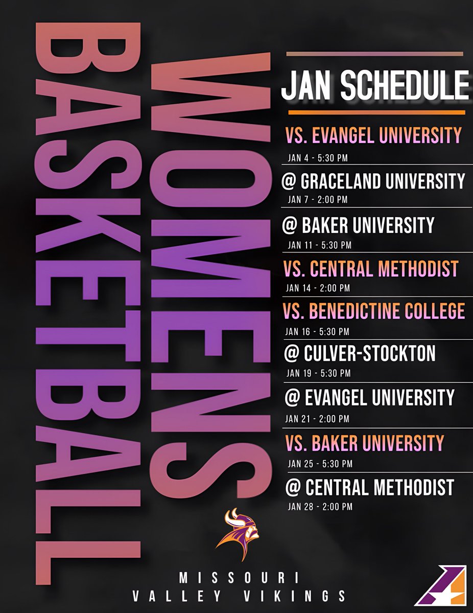 HERES TO 2023! 

Mark your January Calendar’s for Vikings Basketball!

#MVCWBB #ValleyWillRoll #HeartWBB