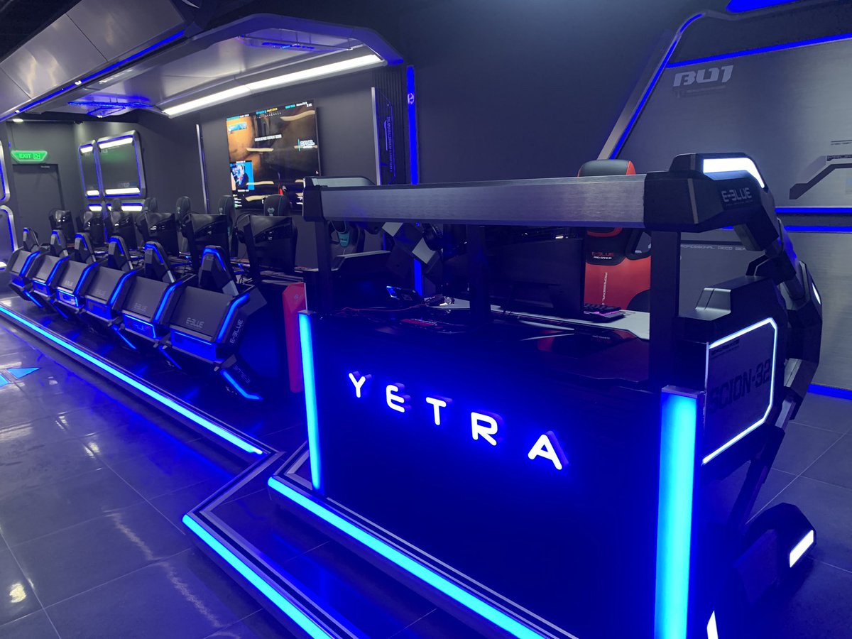 jakuuire's tweet photo. Got a chance to check out the new Yetra gaming hub at the Accra mall. I am very impressed. I’m glad someone put in the investment to do something like this and I hope it pays out well in the end #Esports #Gaming https://t.co/T28tgn9Fjq