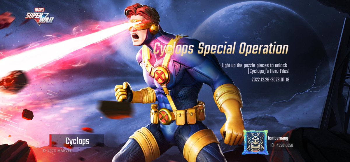 Cowbear's tweet image. THE LEADER OF XMENS BLUE STRIKE FORCE #MARVEL Super War