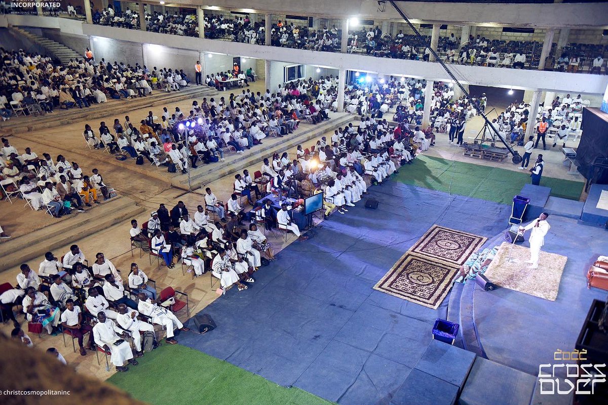 thepastorobed's tweet photo. The acclaimed #CrossOverWithPastorObed was GLORIOUS. 
Welcome to the Year of COSMIC TAKE OVER. 
This 2023, I see you take over and become established in your divine inheritance! AMEN https://t.co/9ItO4Tdc3Z