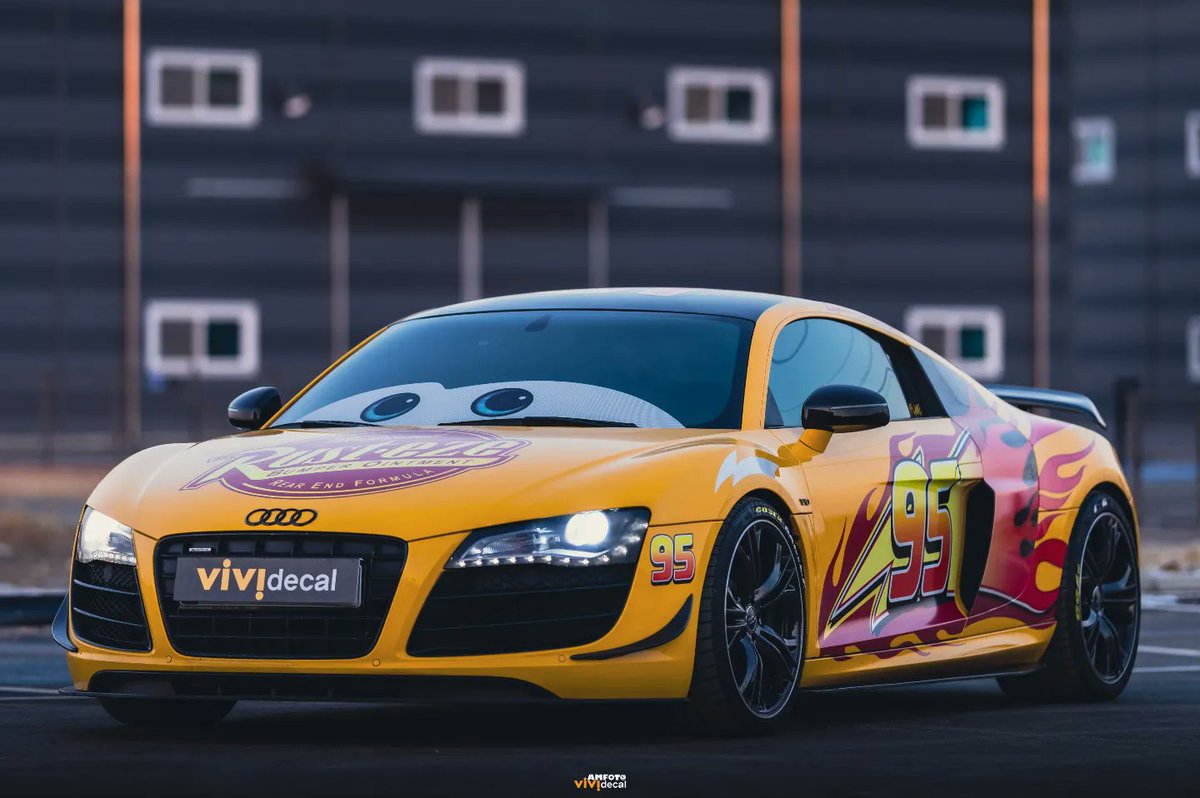 vividecal's tweet photo. #Audi #R8
#pixar #cars #lightning #mcqueen

Photo by #AMFOTO https://t.co/EuixibmMmV