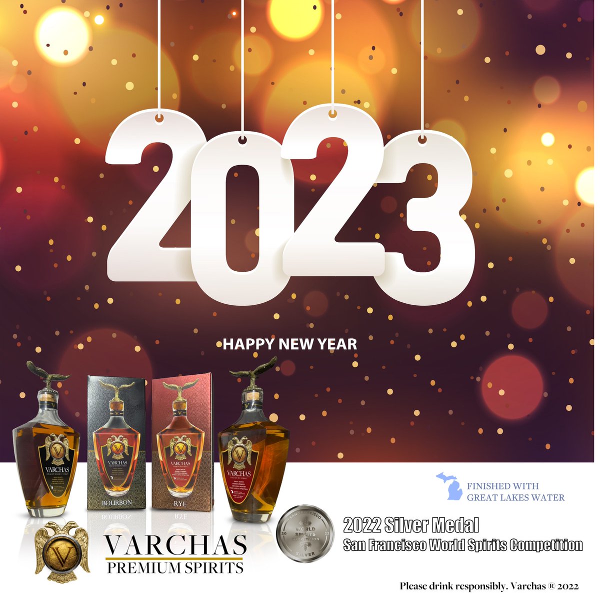 Happy New Year 2023 and wishing all a great year ahead.  #v2soft #varchaswhiskey