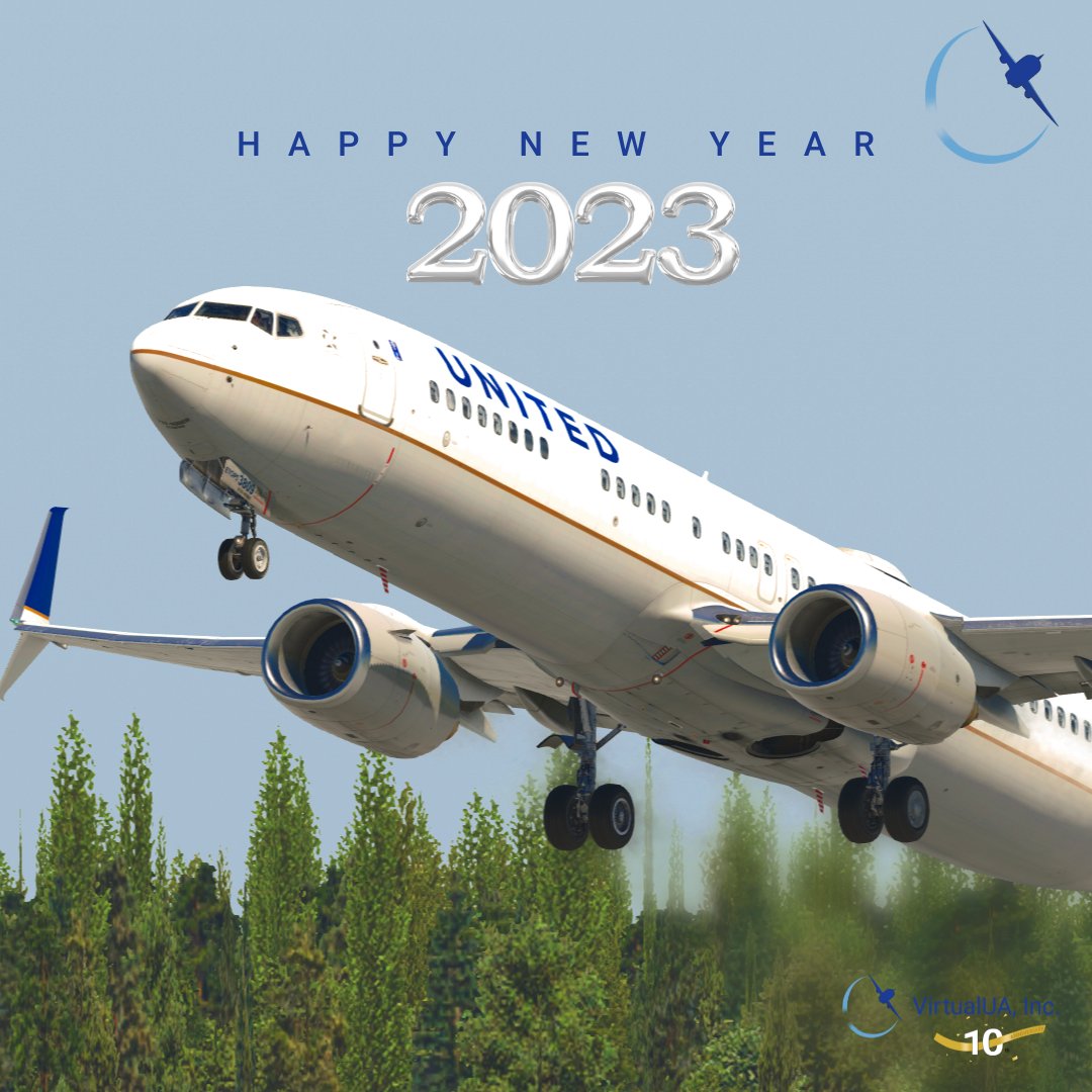 virtualUA's tweet photo. Happy New Years πππ
#unitedairlines #beingunited #airplane #a320 #airbus #planespotting #planespotter #pilot #avgeek #aviation #instaplane #travel #fsx #msfs2020 #xplane11 #p3d #vatsim #flightsim #airport #virtualua #blueskies #crewlife #virtualairline https://t.co/eP1p5LHJ5h