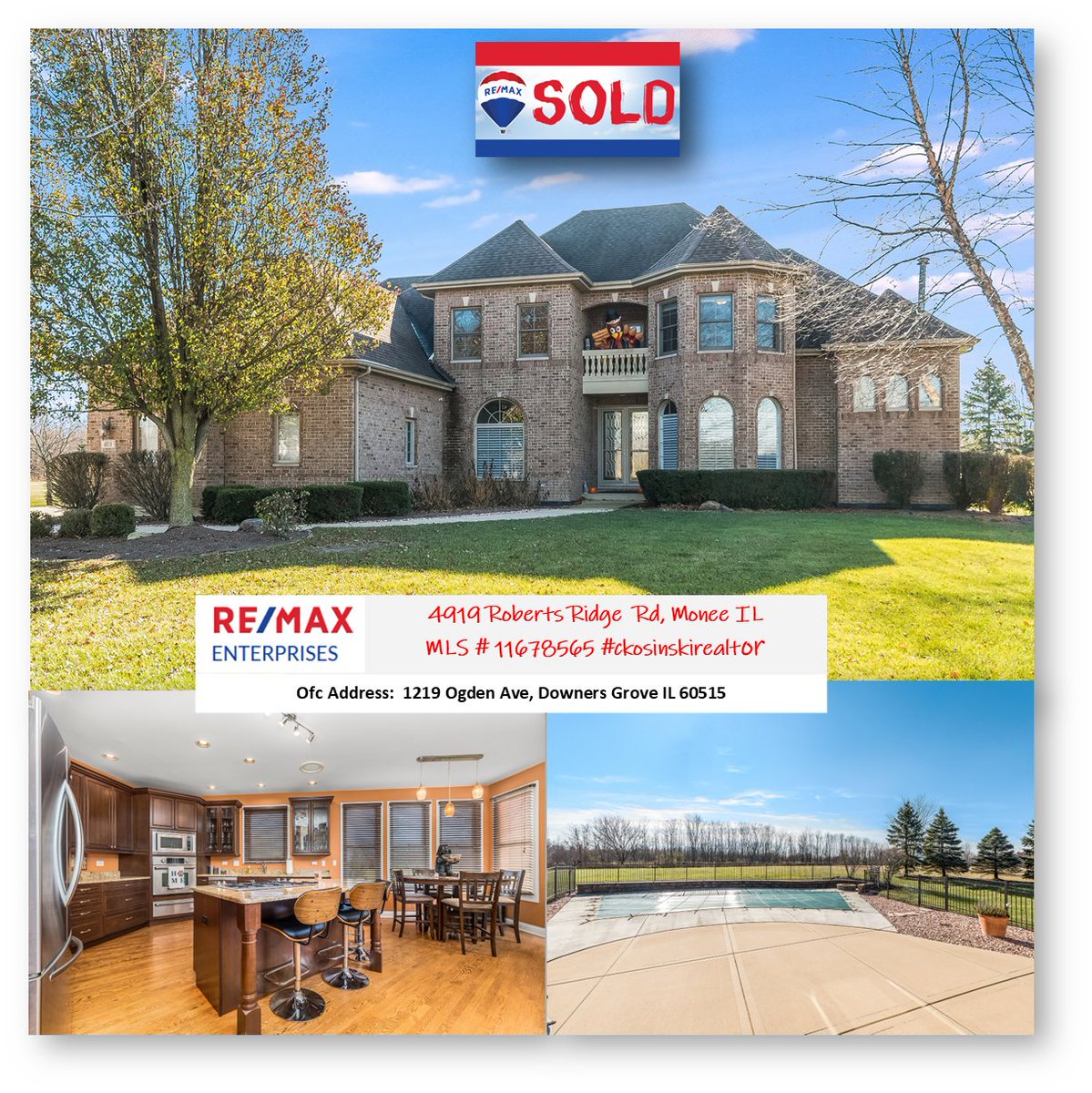 catkosinski's tweet photo. #SOLD -  #MoneeIL !  Let's chat about your selling options!  https://t.co/HEGldxqS52    Call/Text 312-376-4247 OR email cathykosinskisells@gmail.com #realtorlife #ckosinskirealtor #sellmyhouse #ReMaxEnterprises https://t.co/M2dDAPTXx7
