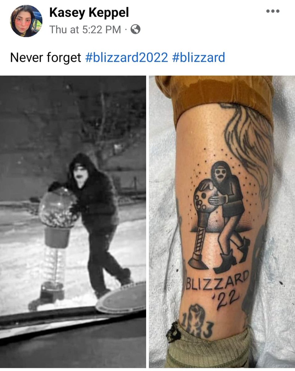 One of a kind art 🎨 #LOL #BuffaloBlizzard2022 #looting #tattoo #tattooart #NEW
#BuffaloStorm2022 #BuffaloNY #Buffalolooting #eriecounty #NewYork #snowfall  #NewYear2023