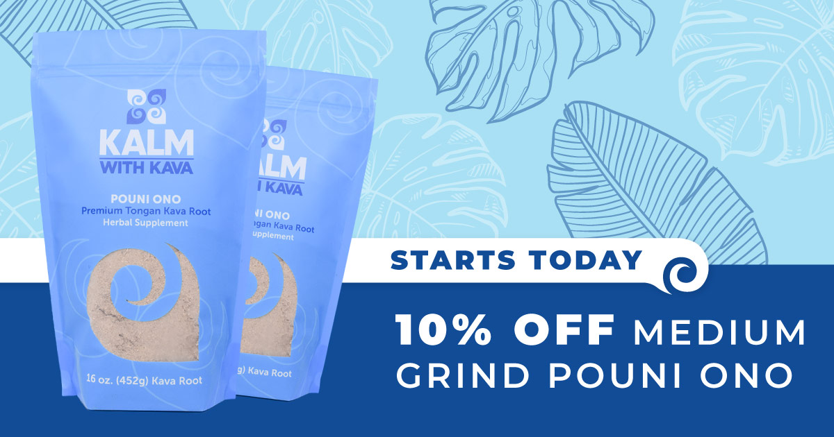 Celebrate the New Year with 10% off #MediumGrind #PouniOnoKava all of January! Pouni Ono is our go-to kava for upbeat social #relaxation. Stock up now! kalmwithkava.com/shop/fresh-ton…
.
.
.
#relaxtheislandway #kava #kalmwithkava #sale# relax #kavakava #sale