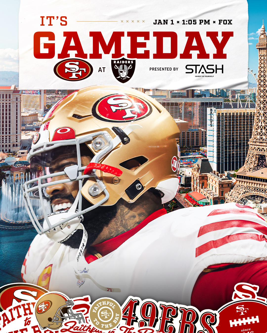 San Francisco 49ers on X: Welcome to Gameday #SFvsLV