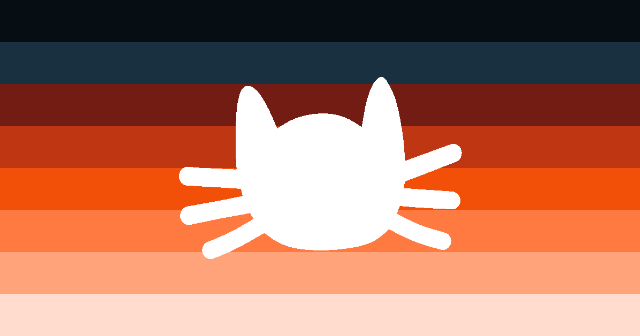 puppyflags's tweet photo. kitty kat flag 4 agen + aroaces
a cat flag for agender and aroace individuals who like cats, are catkin, or are catgender!

— req by anon
— DNI endogenic sys/supporters
— ":^) hehe" hehehehe these are the agender ones and the aroace will be below!!! https://t.co/bjp5i6Af7B