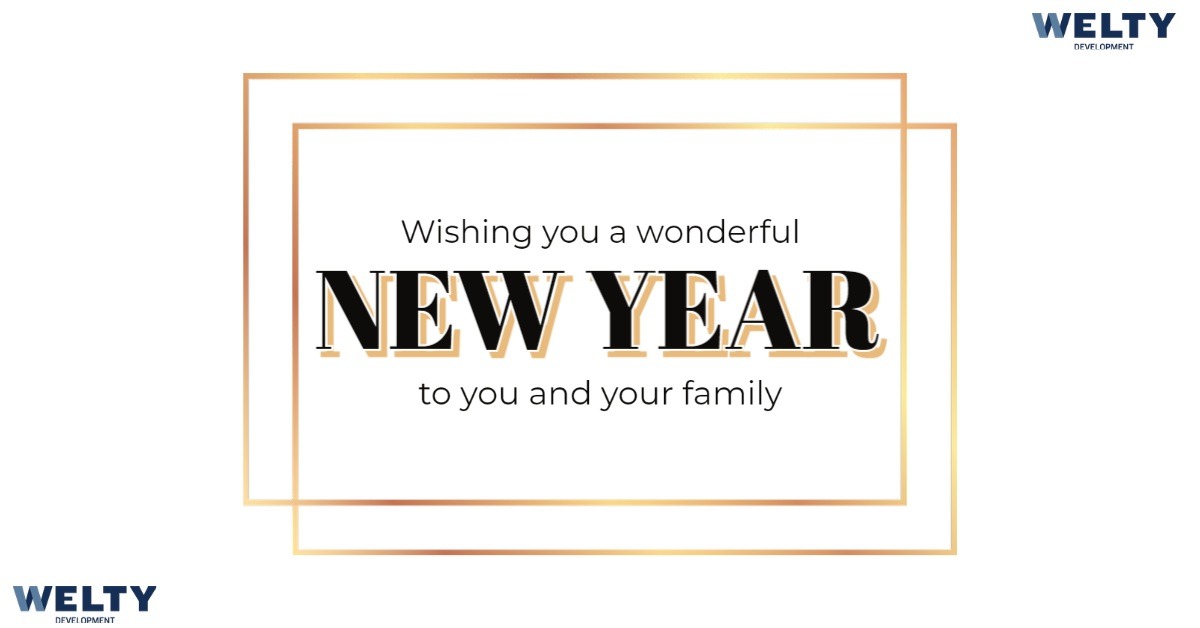 WeltyDevelopme1's tweet photo. Happy New Year! Welty Development wishes everyone a happy and healthy 2023! https://t.co/J4e9CvgS9l