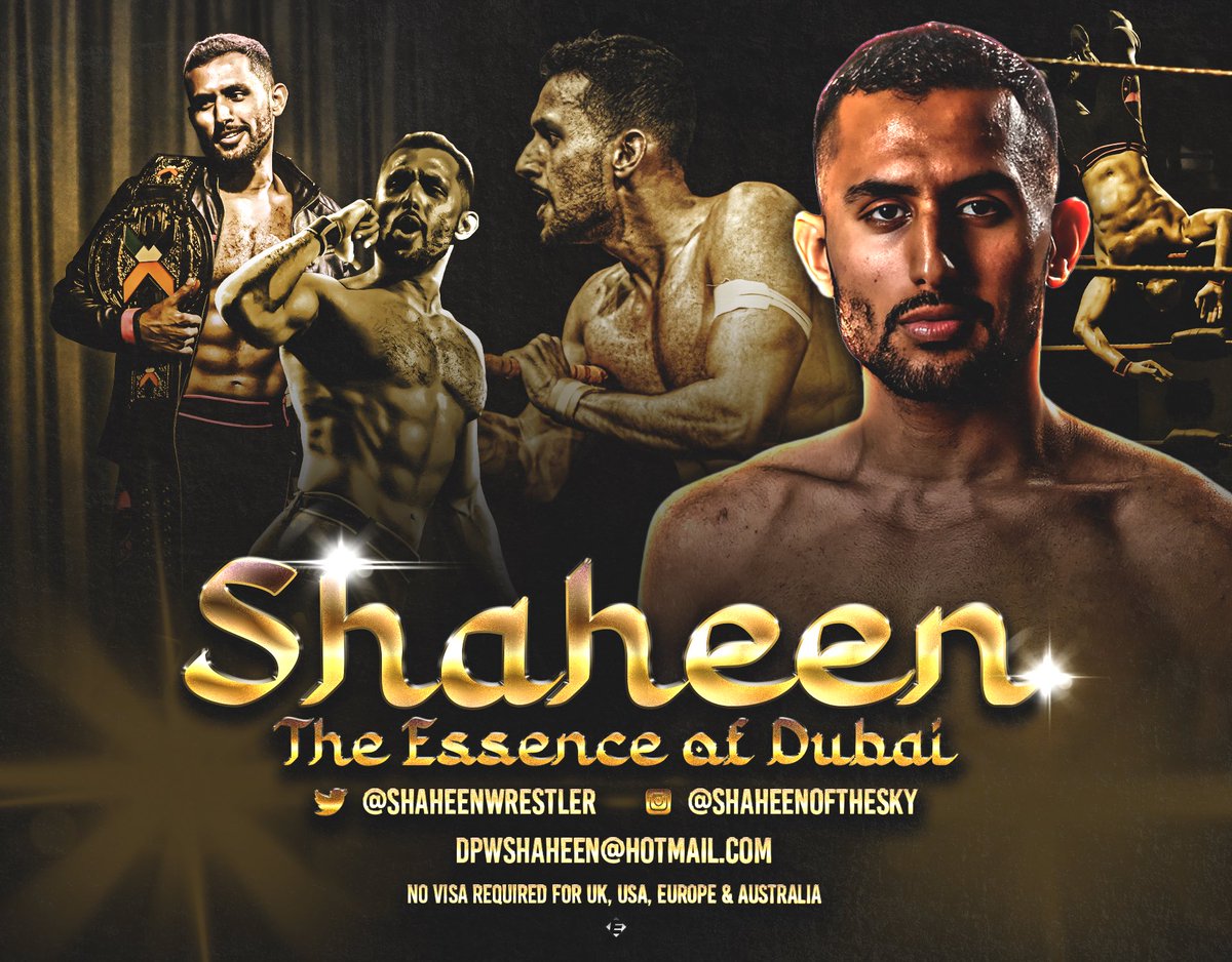 ShaheenWrestler's tweet photo. ‼️ Available for wrestling bookings in 2023 ‼️

Enjoyed some time off. 
Now it’s back to work.

Busy months ahead with a couple of bookings overseas 🔥

Contact dpwshaheen@hotmail.com
RTs/tags appreciated! 🤙

Thank you legend @Elliottt93 🪄 https://t.co/iWnhlaCzhd