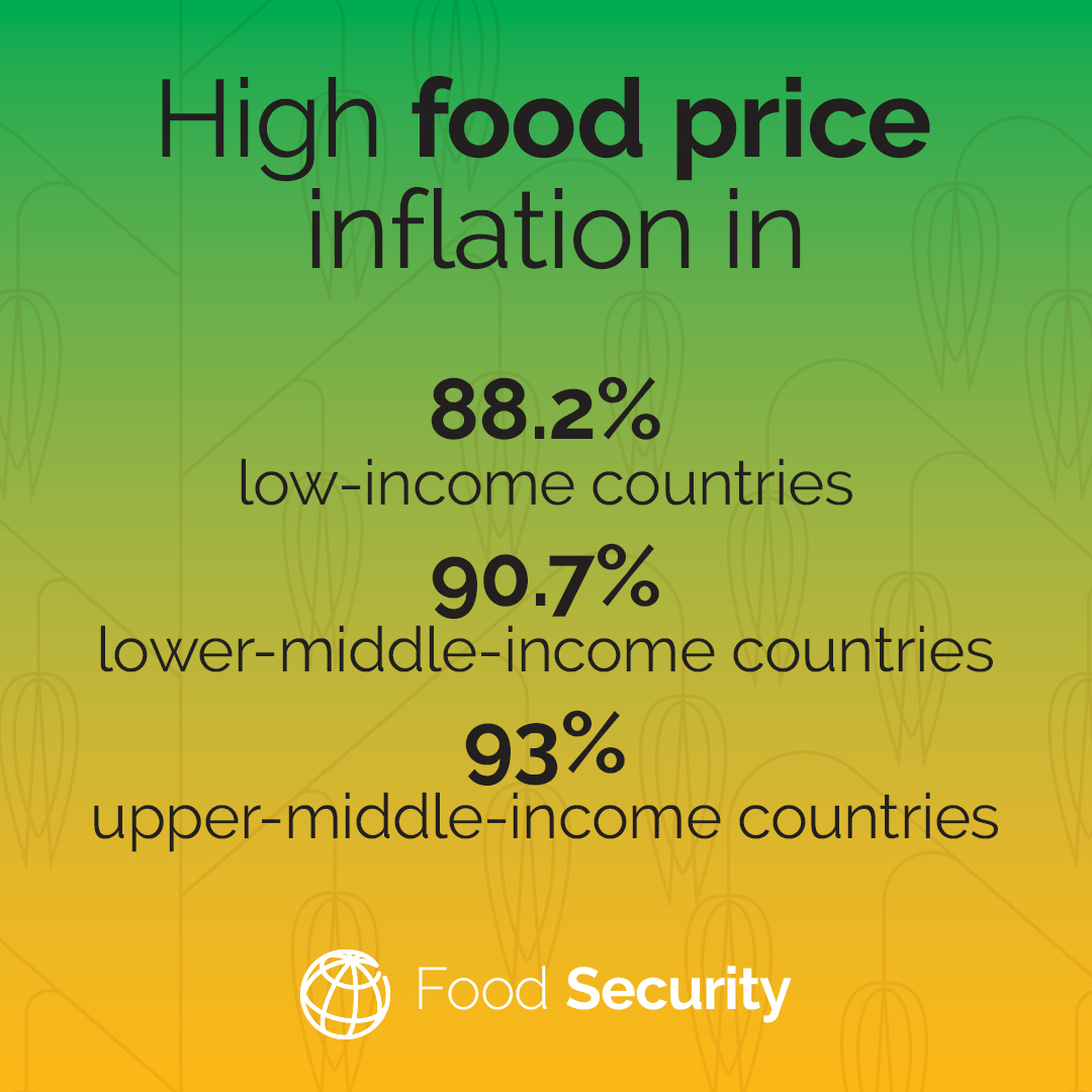 WorldBankGroup's tweet photo. The latest #FoodSecurity Update from @WorldBank is out. Download for insights on:
1️⃣ the global food market outlook
2️⃣ emerging issues
3️⃣ regional updates
➡️ https://t.co/7G2WSYNyWi https://t.co/169v9EMrj8