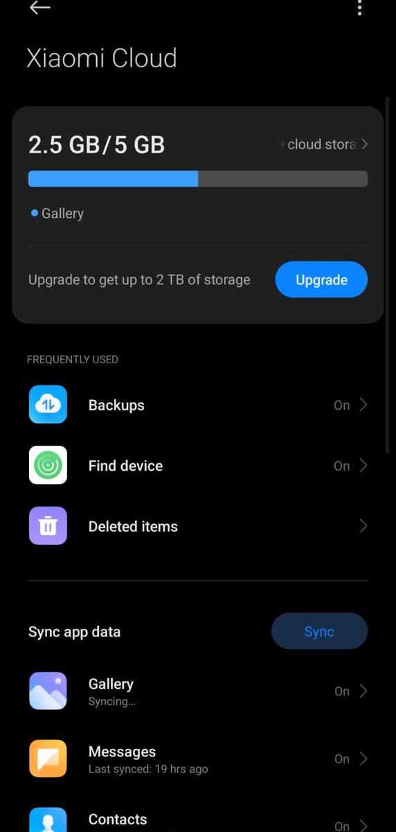 BedbakDebashish's tweet image. Storing 🖼️📜👥📝🎙️ very easy with &quot;Xiaomi Cloud&quot; app by @Xiaomi which pre-installed on every NoteSeries 📱 😍.. It&apos;s an information storage service platform  that helps users to store, sync, manage, and share personal content.
Day 2️⃣8️⃣
#30DaysOfNote
#XiaomiInsider 
#MiFanIndia