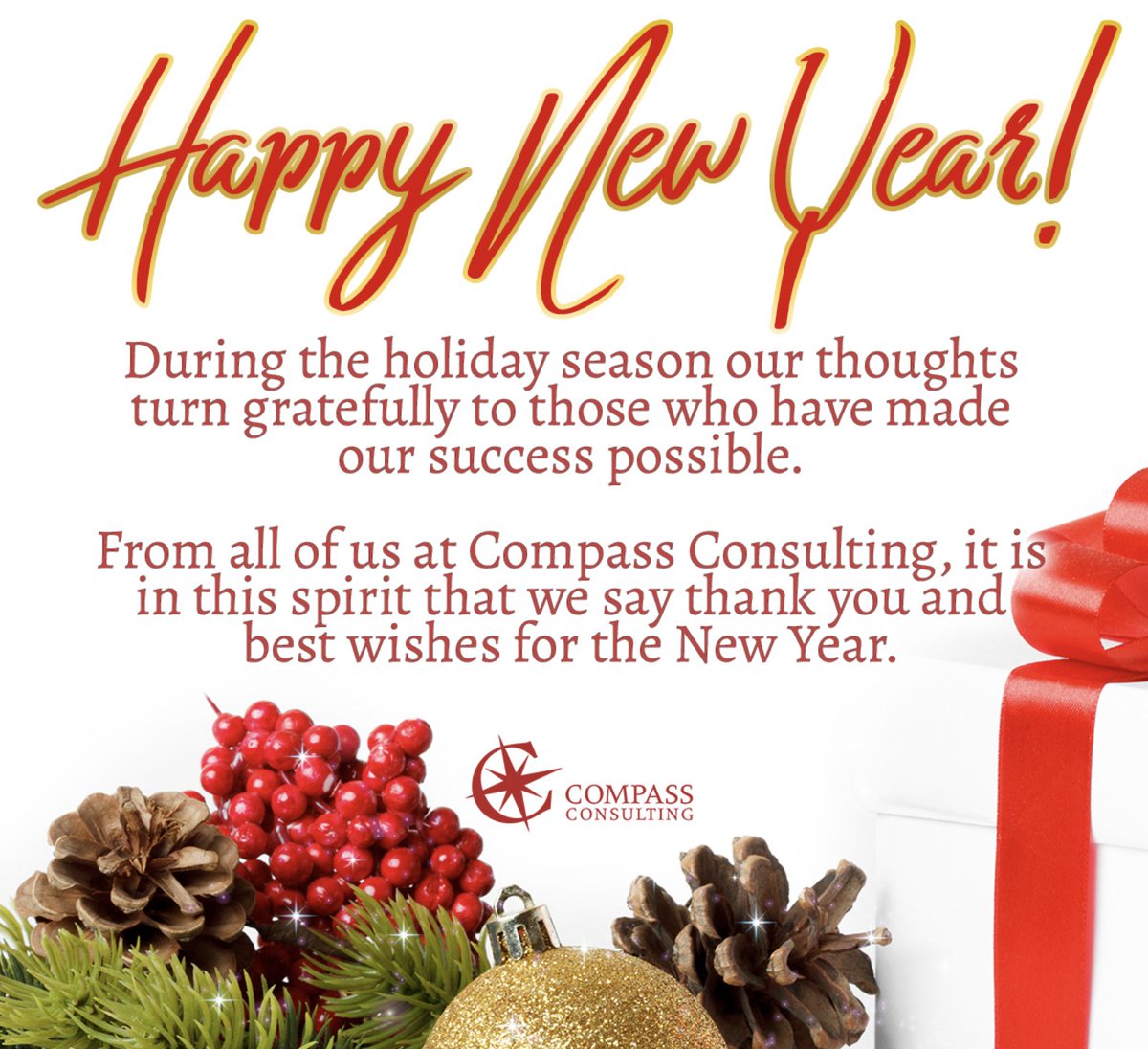 CompassConsult's tweet photo. Happy New Year from all of us at Compass Consulting! 🥂🎇 https://t.co/YRmcRKeq17